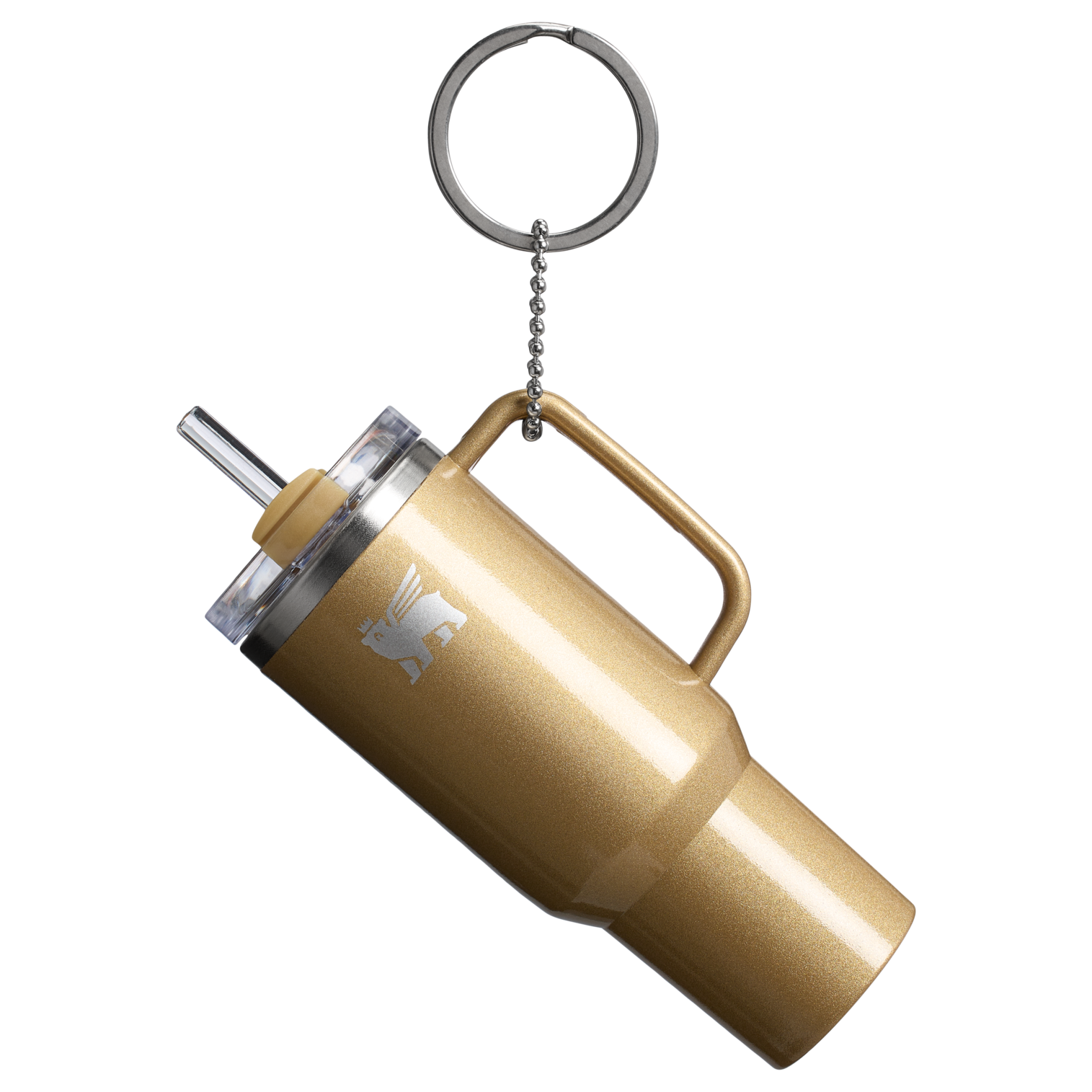 The Quencher H2.0 Tumbler Keychain Gold Gold