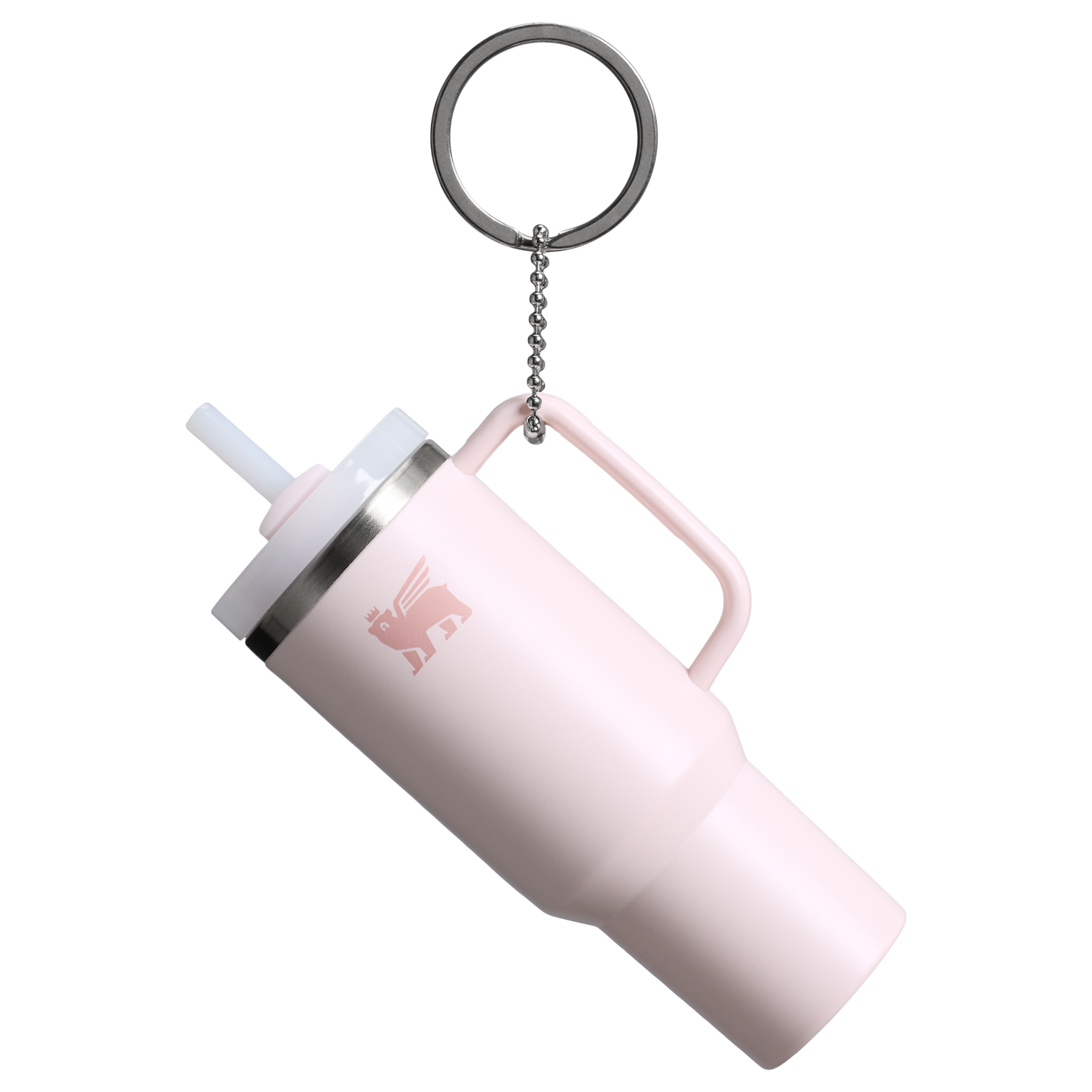 The Quencher H2.0 Tumbler Keychain Rose Quartz Rose Quartz