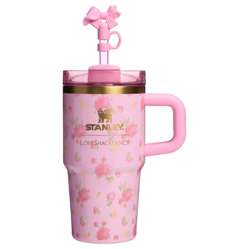 Stanley 1913 x LoveShackFancy Quencher H2.O FlowState Tumbler with Handle | 20 OZ Ibiza Sunset Ibiza Sunset
