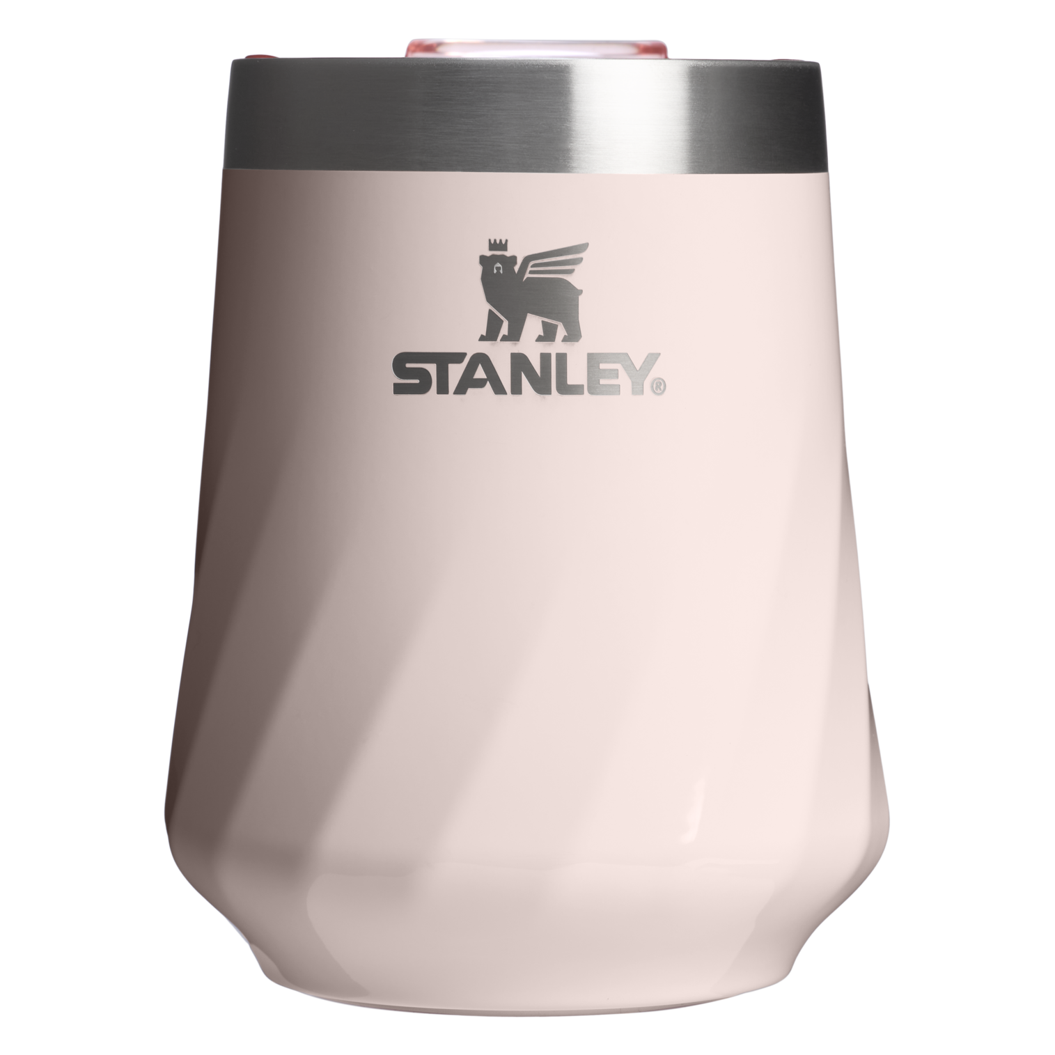 The Textured Reserve Wine Tumbler | 11 OZ Rose Quartz Gloss Rose Quartz Gloss