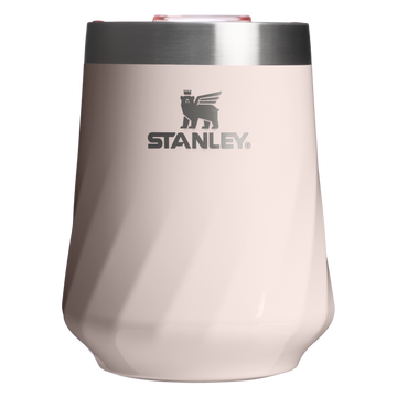 The Textured Reserve Wine Tumbler | 11 OZ Rose Quartz Gloss Rose Quartz Gloss