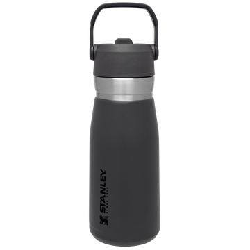 Go Flip Straw Water Bottle | 27 OZ Charcoal Charcoal