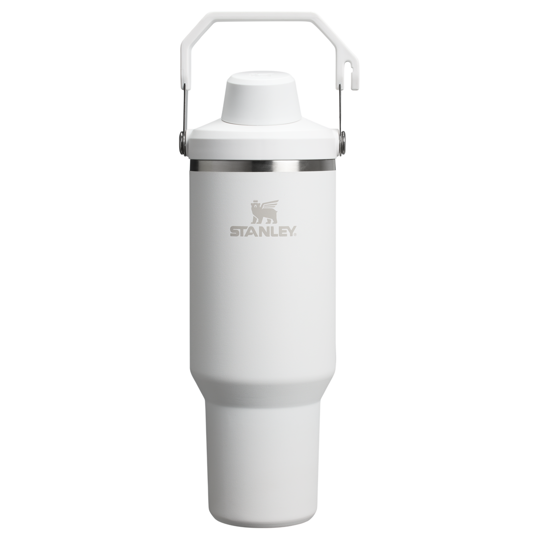 The IceFlow Tumbler with Fast Flow Lid | 40 OZ Frost Frost
