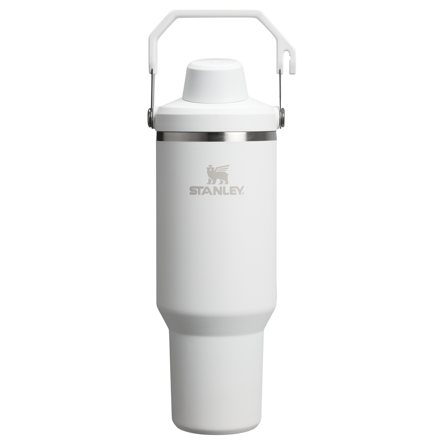 The IceFlow Tumbler with Fast Flow Lid | 40 OZ Frost Frost