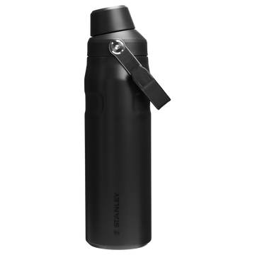 IceFlow Bottle with Fast Flow Lid | 24 OZ Black 2.0 Black 2.0
