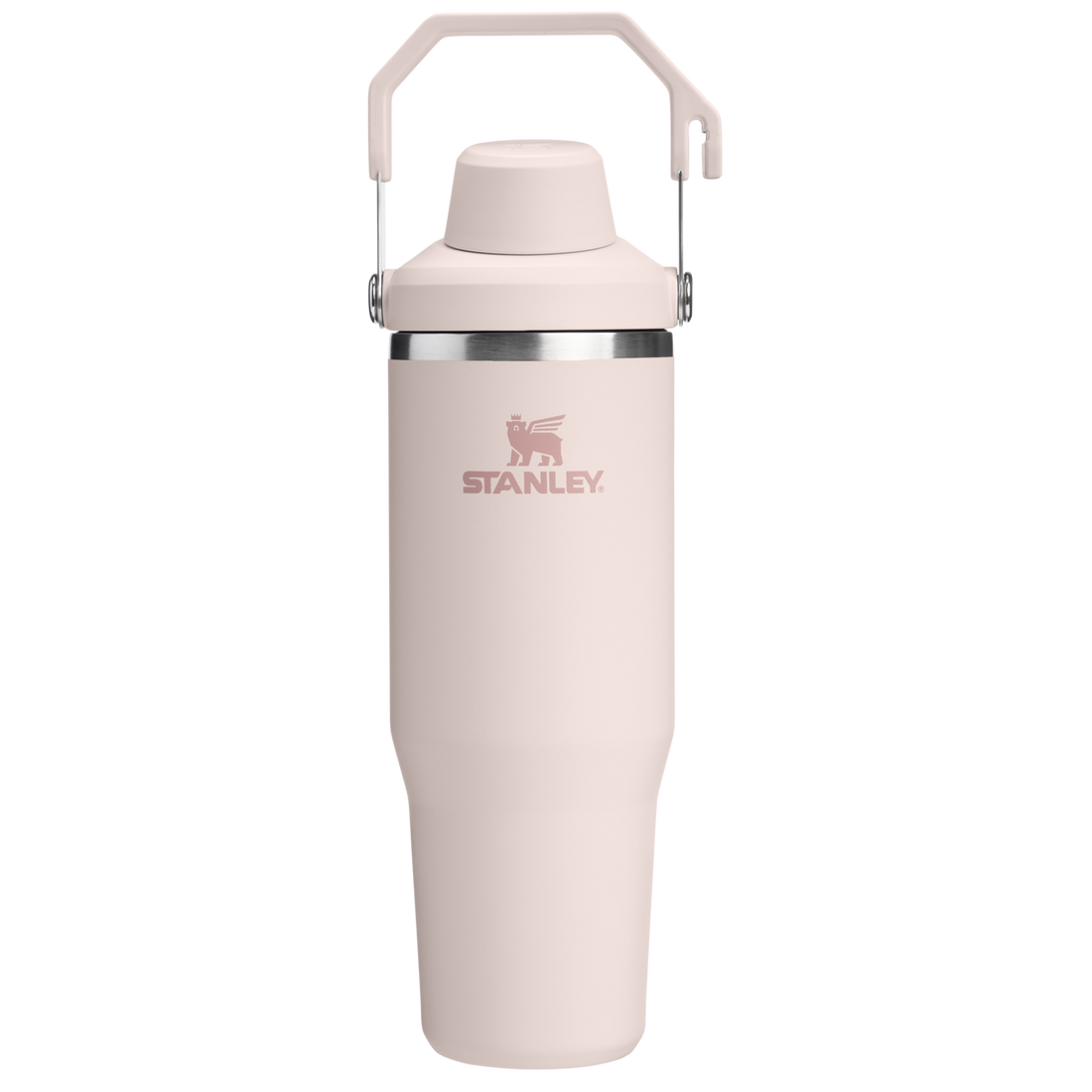 The IceFlow Tumbler with Fast Flow Lid | 30 OZ Rose Quartz Rose Quartz