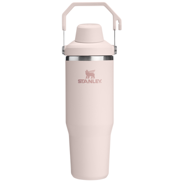 The IceFlow Tumbler with Fast Flow Lid | 30 OZ Rose Quartz Rose Quartz