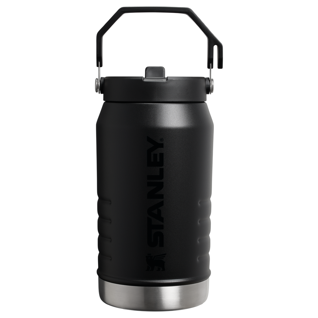 The IceFlow Flip Straw Jug | 64 OZ Black 2.0 VRT Black 2.0 VRT