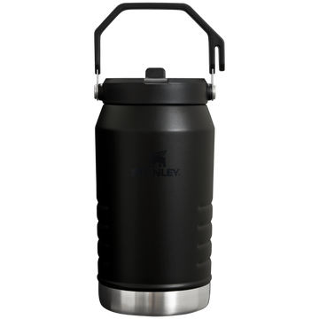 The IceFlow Flip Straw Jug | 64 OZ Black 2.0 Black 2.0