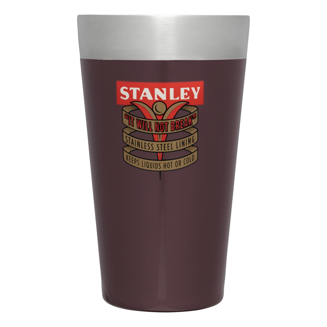 The Adventure Stay-Chill Stacking Pint | 16 OZ 1940 Garnet Gloss 1940 Garnet Gloss