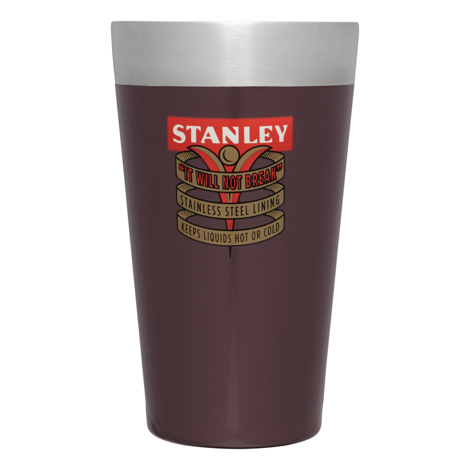 The Adventure Stay-Chill Stacking Pint | 16 OZ 1940 Garnet Gloss 1940 Garnet Gloss