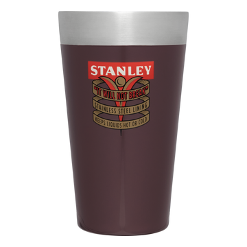 The Adventure Stay-Chill Stacking Pint | 16 OZ 1940 Garnet Gloss 1940 Garnet Gloss
