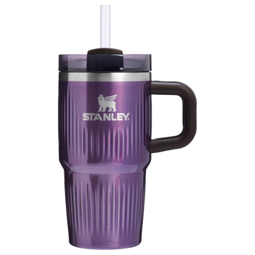 The Quencher H2.0 Fluted Tumbler with Handle | 20 OZ Wisteria Shine Wisteria Shine