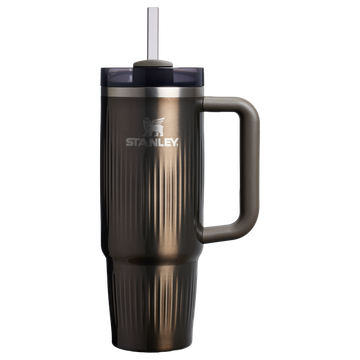 The Quencher H2.0 Fluted Tumbler | 30 OZ Gunmetal Shine Gunmetal Shine