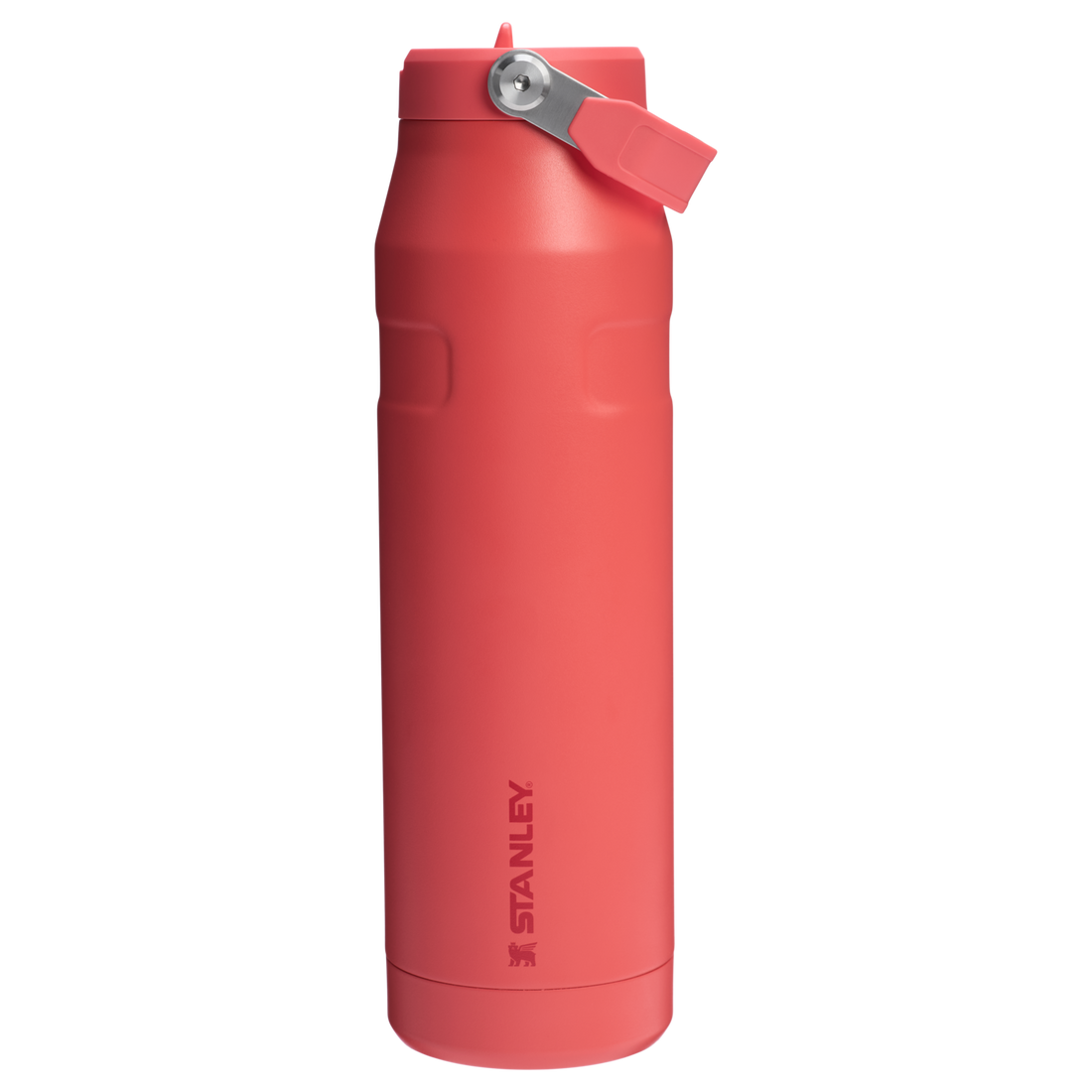 The IceFlow Bottle with Flip Straw Lid | 36 oz Hot Coral Hot Coral