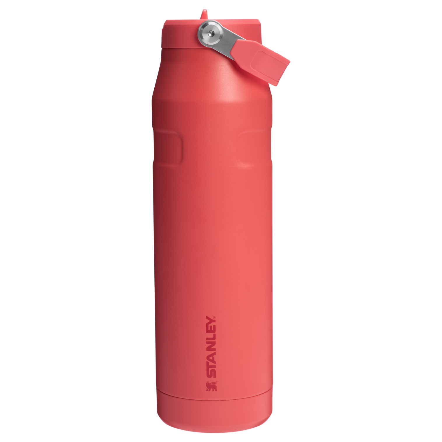 The IceFlow Bottle with Flip Straw Lid | 36 oz Hot Coral Hot Coral