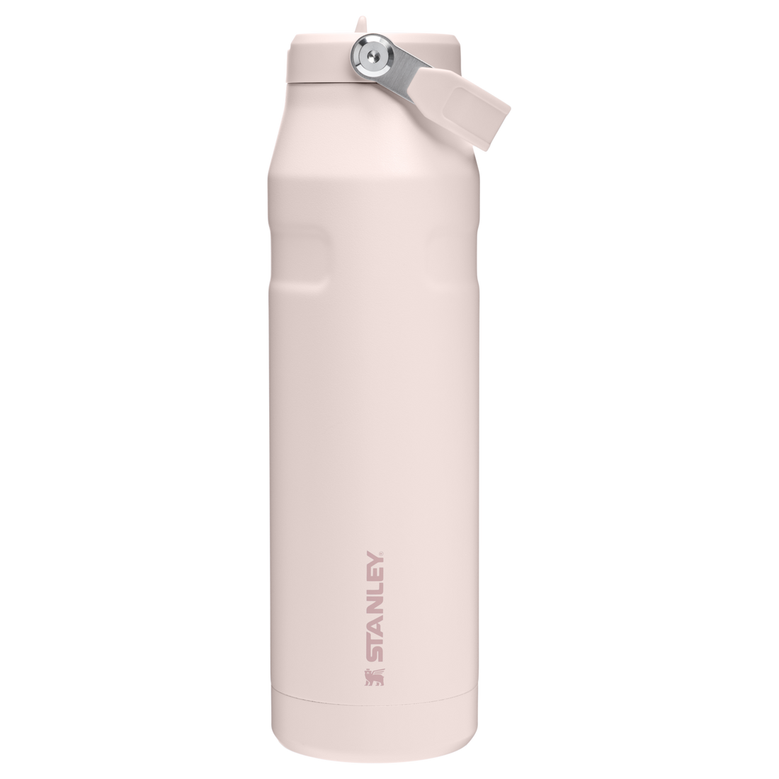 The IceFlow Bottle with Flip Straw Lid | 36 oz Rose Quartz Rose Quartz