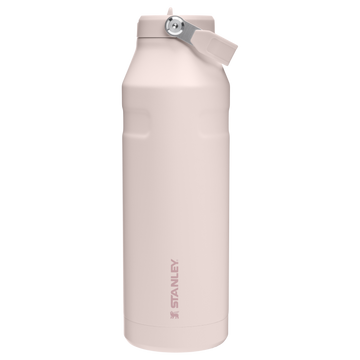 The IceFlow Bottle with Flip Straw Lid | 50 oz Rose Quartz Rose Quartz