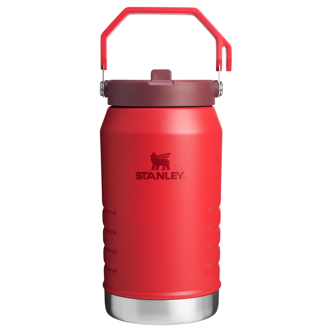 The IceFlow Flip Straw Jug | 64 OZ Chili Red Chili Red