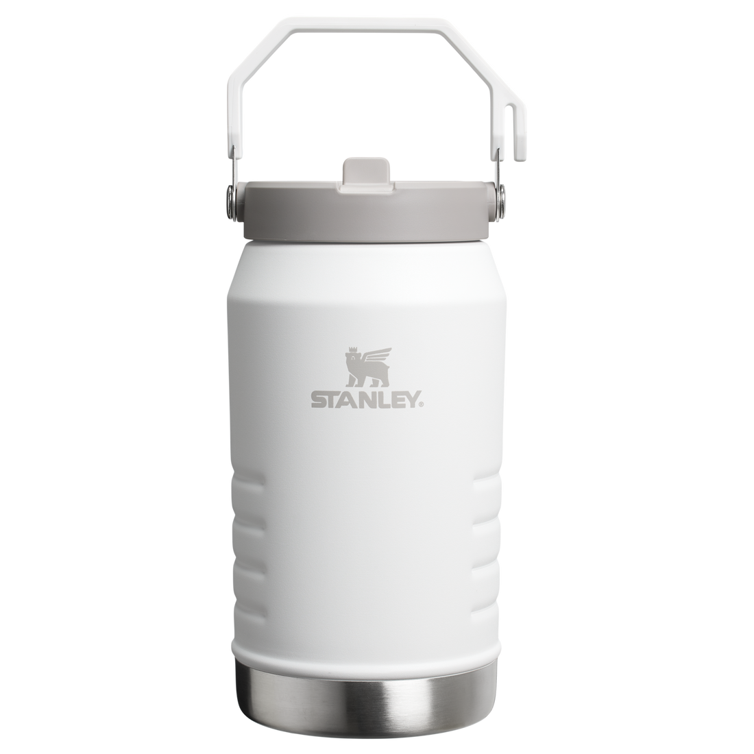 The IceFlow Flip Straw Jug | 64 OZ Frost Frost