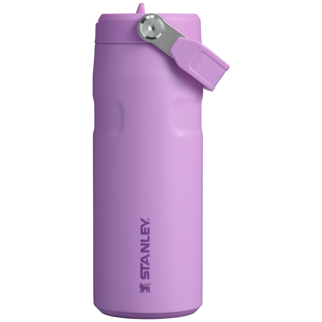 The IceFlow Bottle with Flip Straw Lid | 16 oz Lilac Lilac