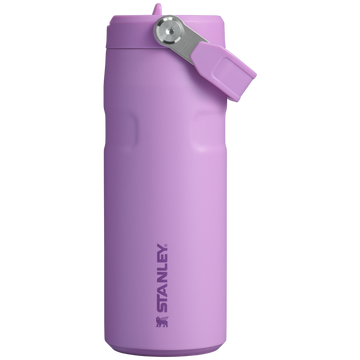 The IceFlow Bottle with Flip Straw Lid | 16 oz Lilac Lilac