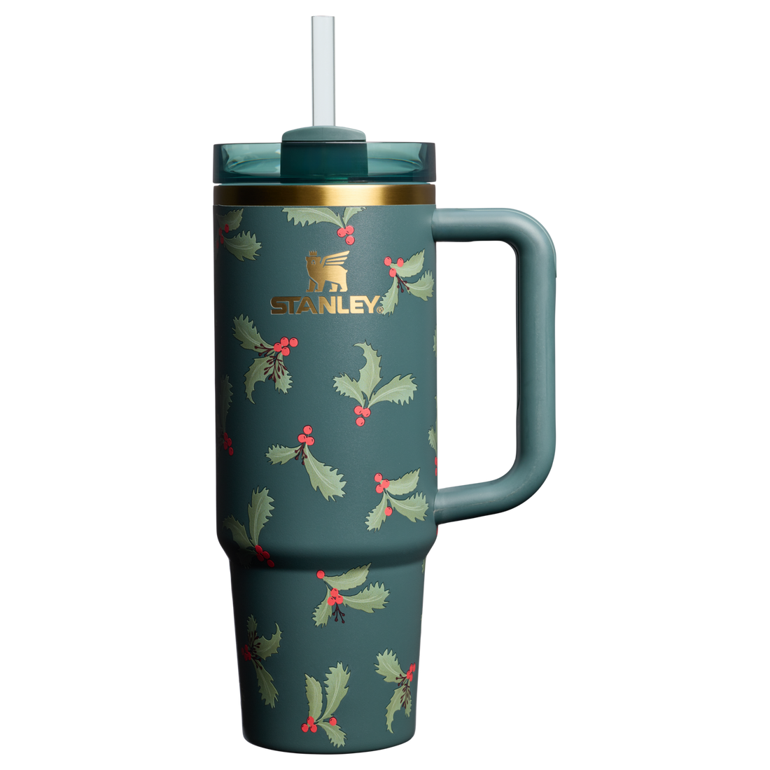 The Cheers & Cheer Quencher H2.0 Flowstate Tumbler | 30 OZ Holiday Botanical Holiday Botanical