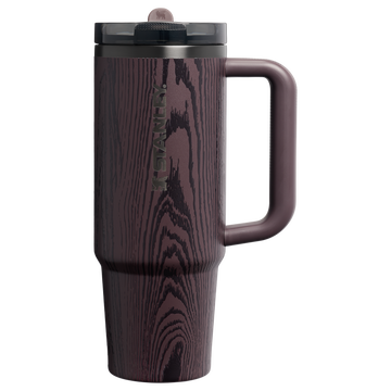 The Cheers & Cheer Quencher ProTour Flip Straw Tumbler | 30 OZ Redwood Woodgrain Redwood Woodgrain
