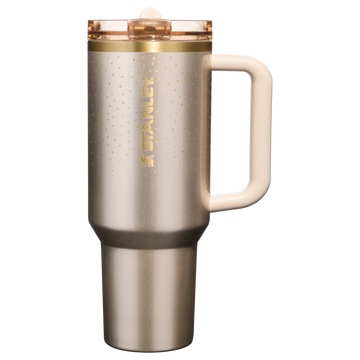 The Cheers & Cheer Quencher ProTour Flip Straw Tumbler | 40 OZ Prosecco Shimmer Prosecco Shimmer