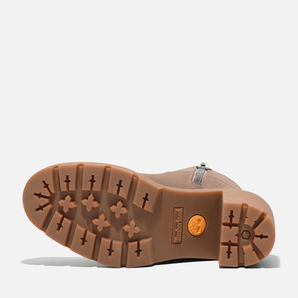 Timberland Allington Heights Mid Zip Boot Taupe Nubuck Women'S