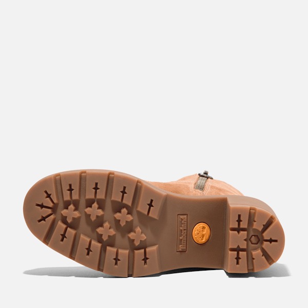 Timberland Allington Heights Mid Zip Boot Rust Suede Women'S