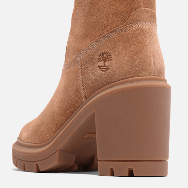 Timberland Allington Heights Mid Zip Boot Rust Suede Women'S