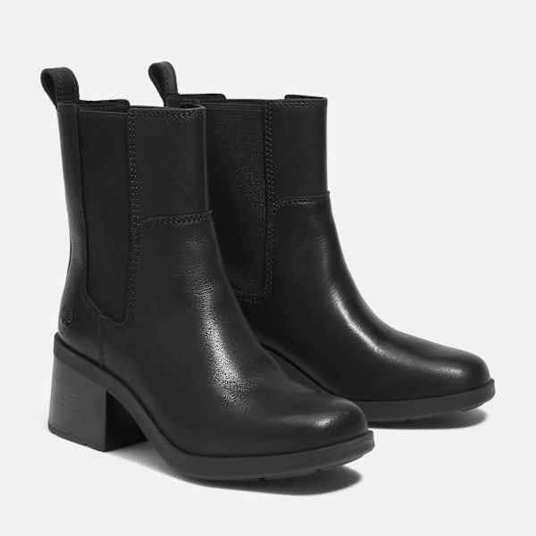 Timberland Bellevaux Chelsea Boot Black Full-Grain Women'S