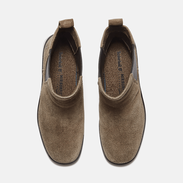 Timberland Bellevaux Chelsea Boot Dark Brown Suede/Black Women'S