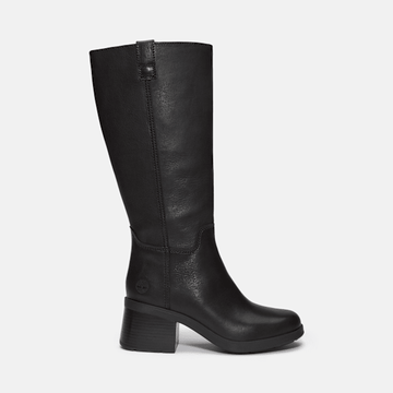 Timberland Bellevaux Tall Boot Black Full-Grain Women'S