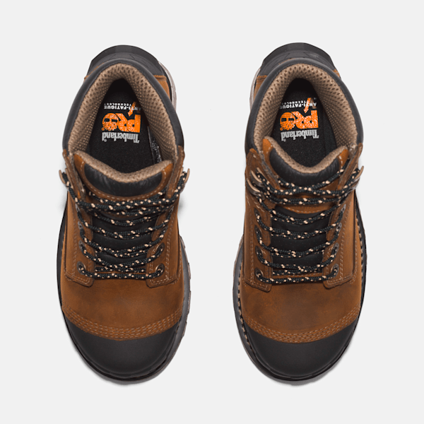 Timberland Boondock 6" Waterproof Comp-Toe Work Boot Brown Women'S