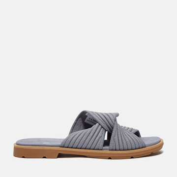 Timberland Calista Bay Slide Sandal Medium Purple Knit Women'S