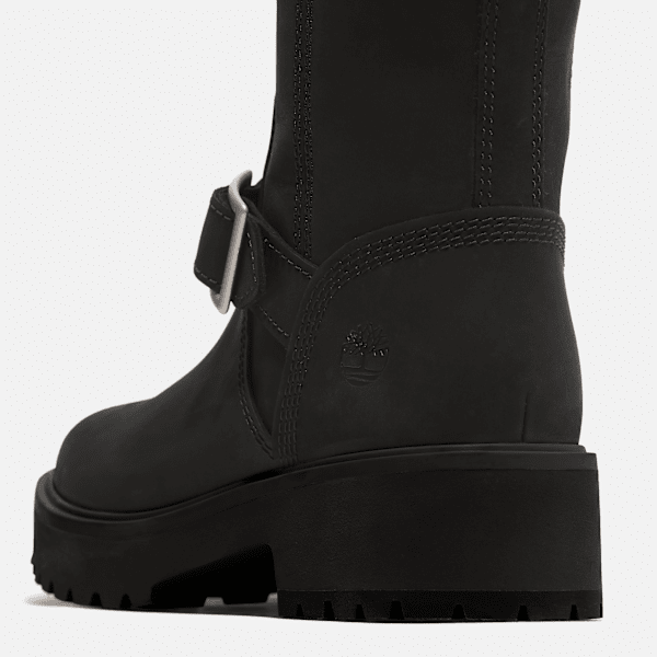 Timberland Carnaby Cool Tall Zip Boot Black Nubuck Women'S