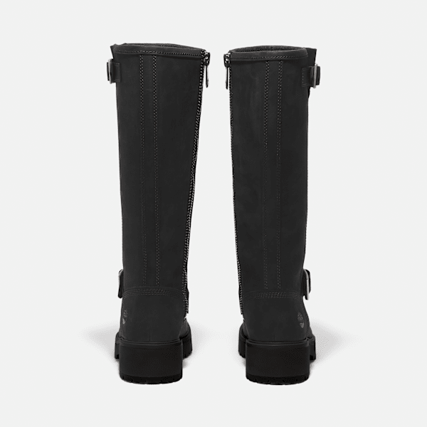 Timberland Carnaby Cool Tall Zip Boot Black Nubuck Women'S