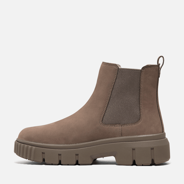 Timberland Greyfield Chelsea Boot Brown Nubuck Women'S