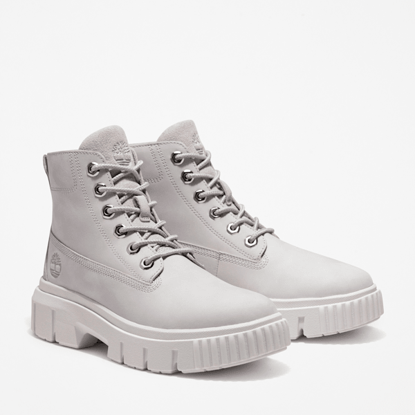 Timberland Greyfield Mid Lace-Up Boot Grey Violet Women'S