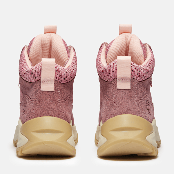 Timberland Mt Maddsen Peak Waterproof Hiking Boot Medium Pink Suede Women'S