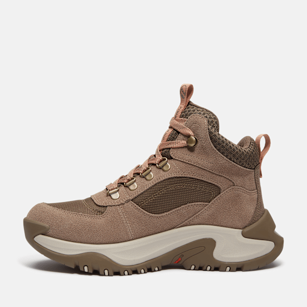 Timberland Mt Maddsen Peak Waterproof Hiking Boot Taupe Suede Women'S