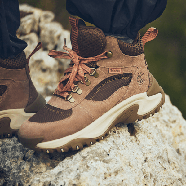 Timberland Mt Maddsen Peak Waterproof Hiking Boot Taupe Suede Women'S