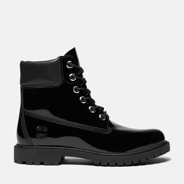 Timberland Patent Leather Premium 6-Inch Waterproof Boot Black Patent Leather Women'S