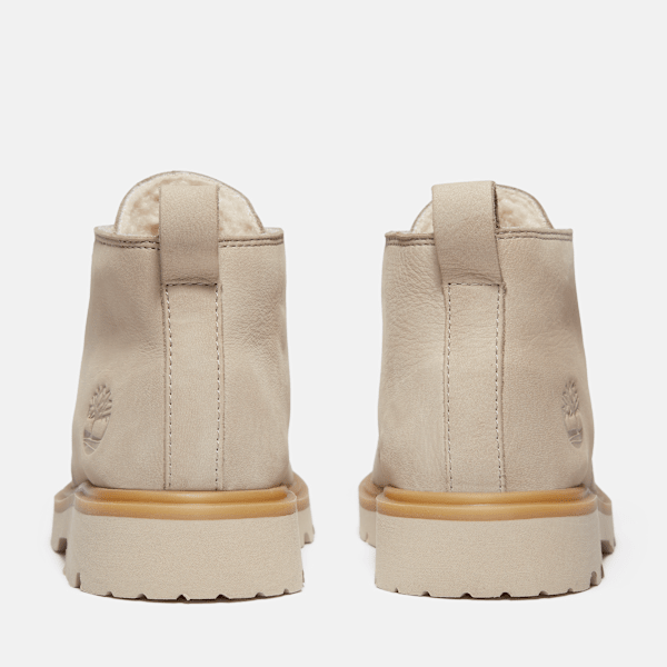 Timberland Rowan Way Warm-Lined Chukka Boot Light Taupe Nubuck Women'S