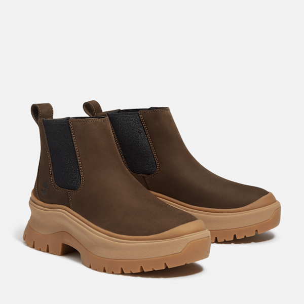 Timberland Roxie Lane Chelsea Boot Dark Brown Nubuck Women'S