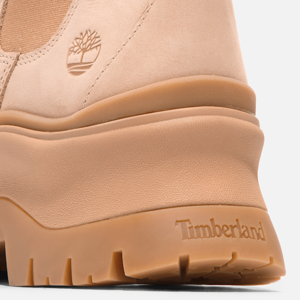 Timberland Roxie Lane Mid Chelsea Boot Light Beige Nubuck Women'S