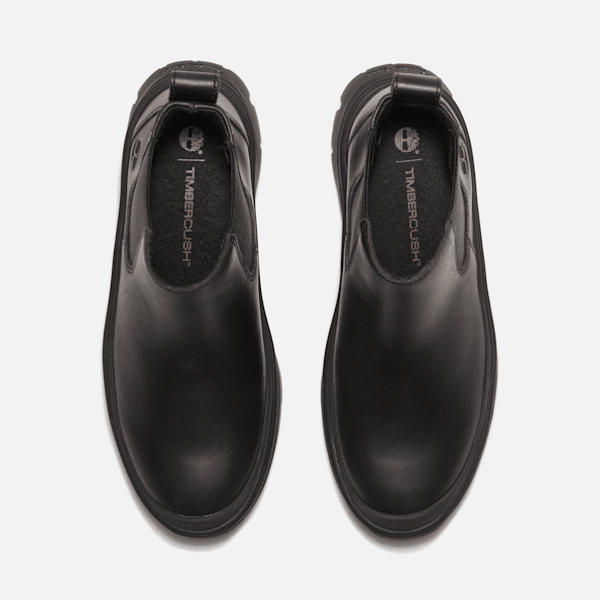 Timberland Roxie Lane Mid Chelsea Boot Black Full-Grain Women'S