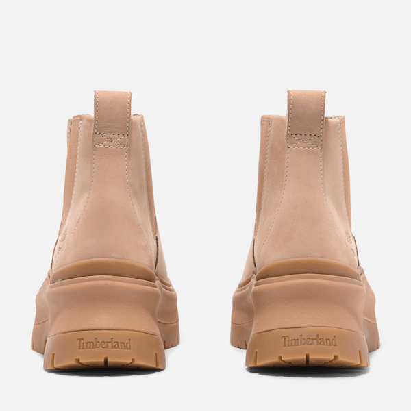 Timberland Roxie Lane Mid Chelsea Boot Light Beige Nubuck Women'S